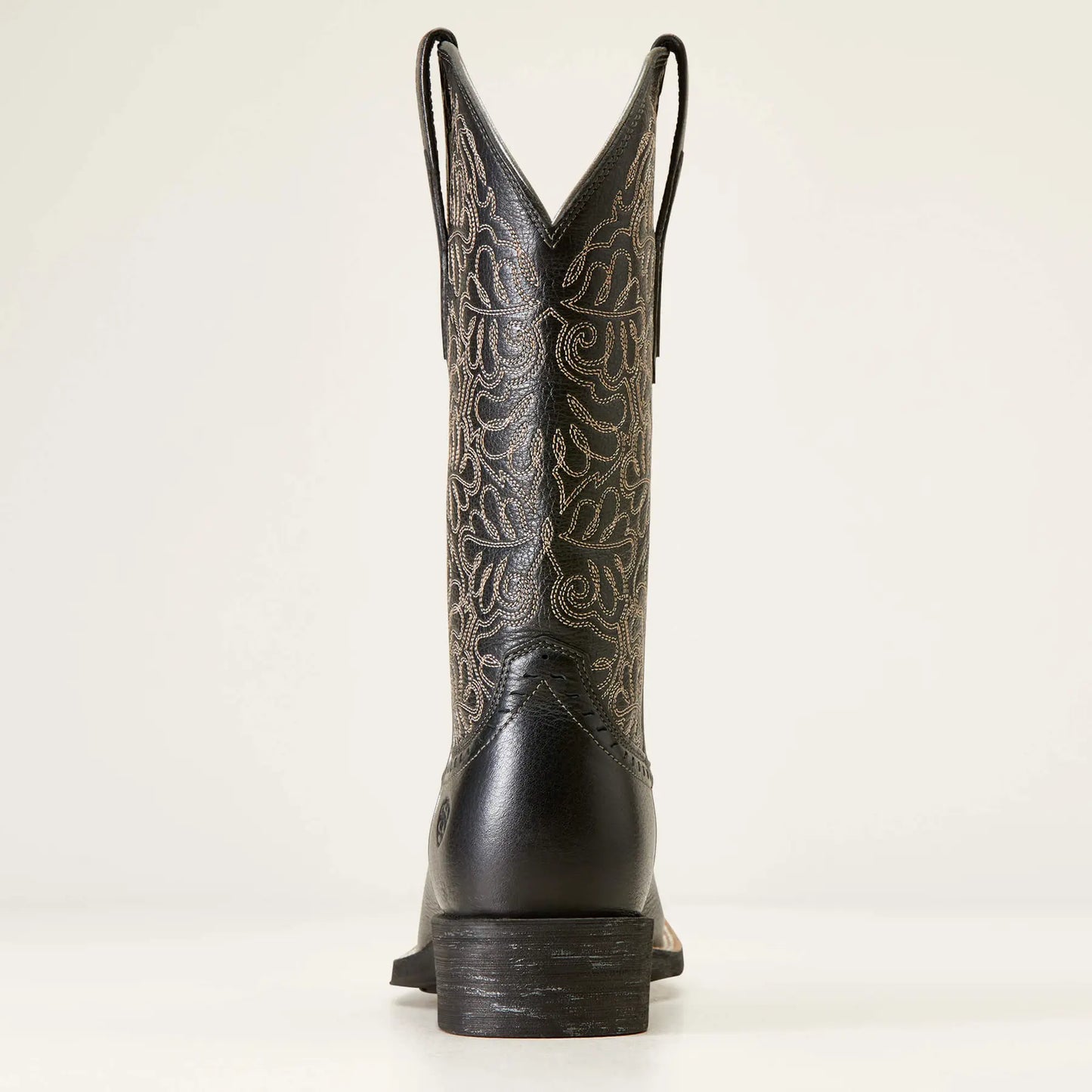 Stivali western da donna in pelle Round Up Remuda neri