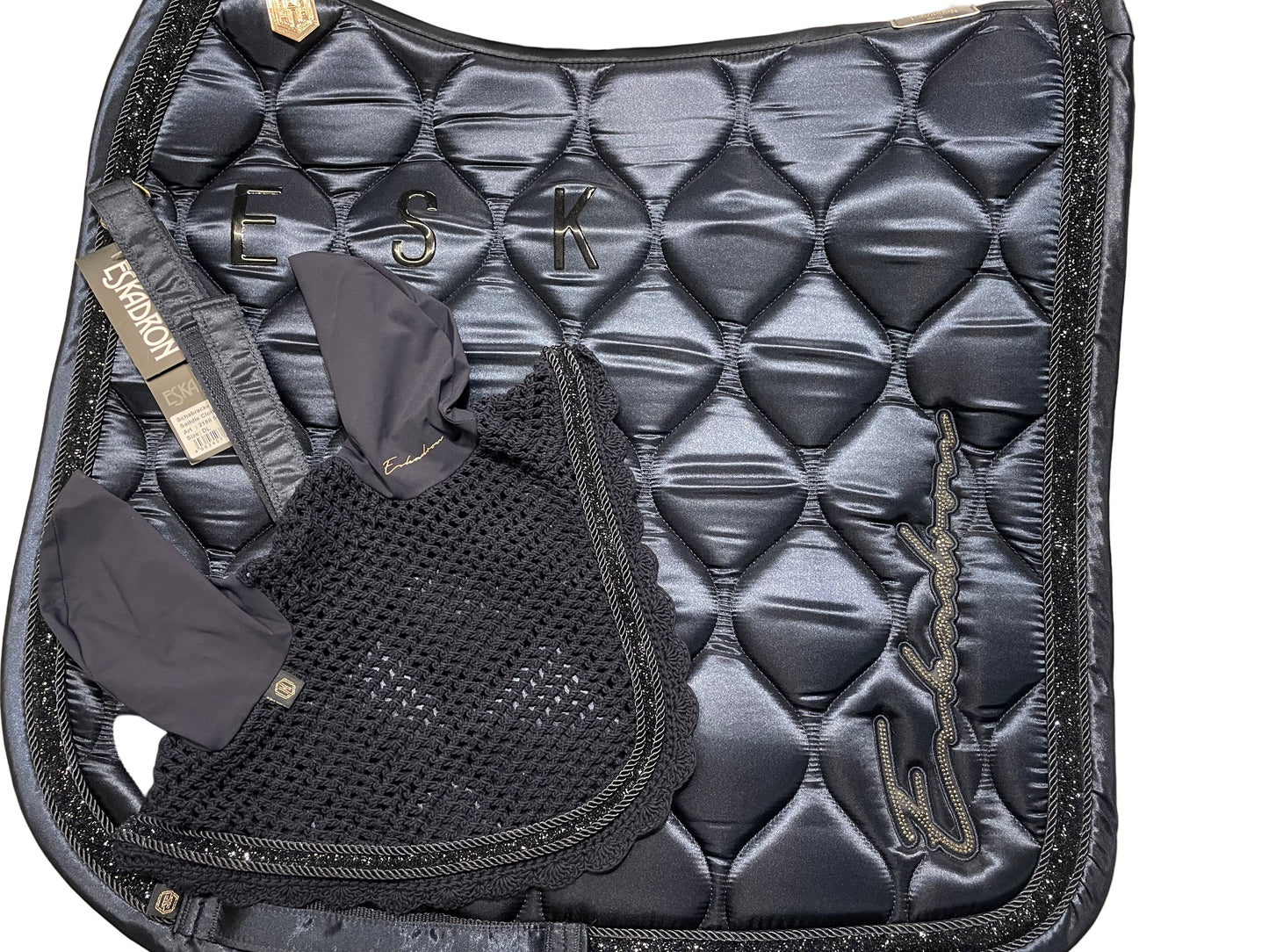 Completo Sottosella, cuffia da Dressage Eskadron