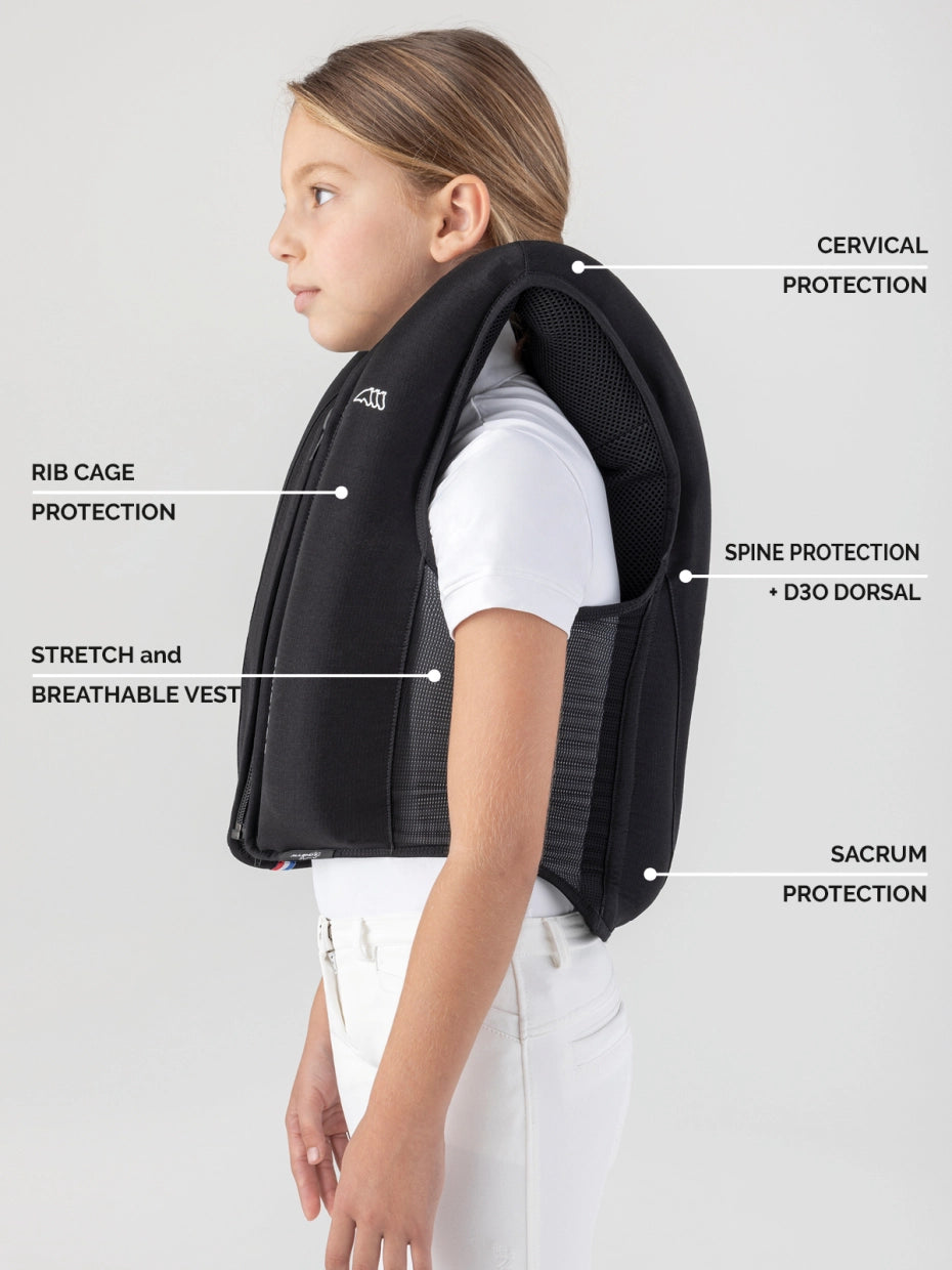 AIRBAG KID – gilet airbag bambino con dorsale