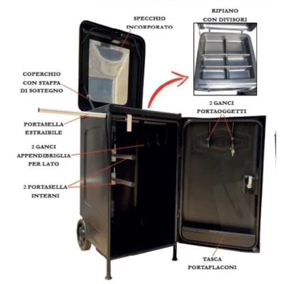 Baule da concorso portasella Tattini