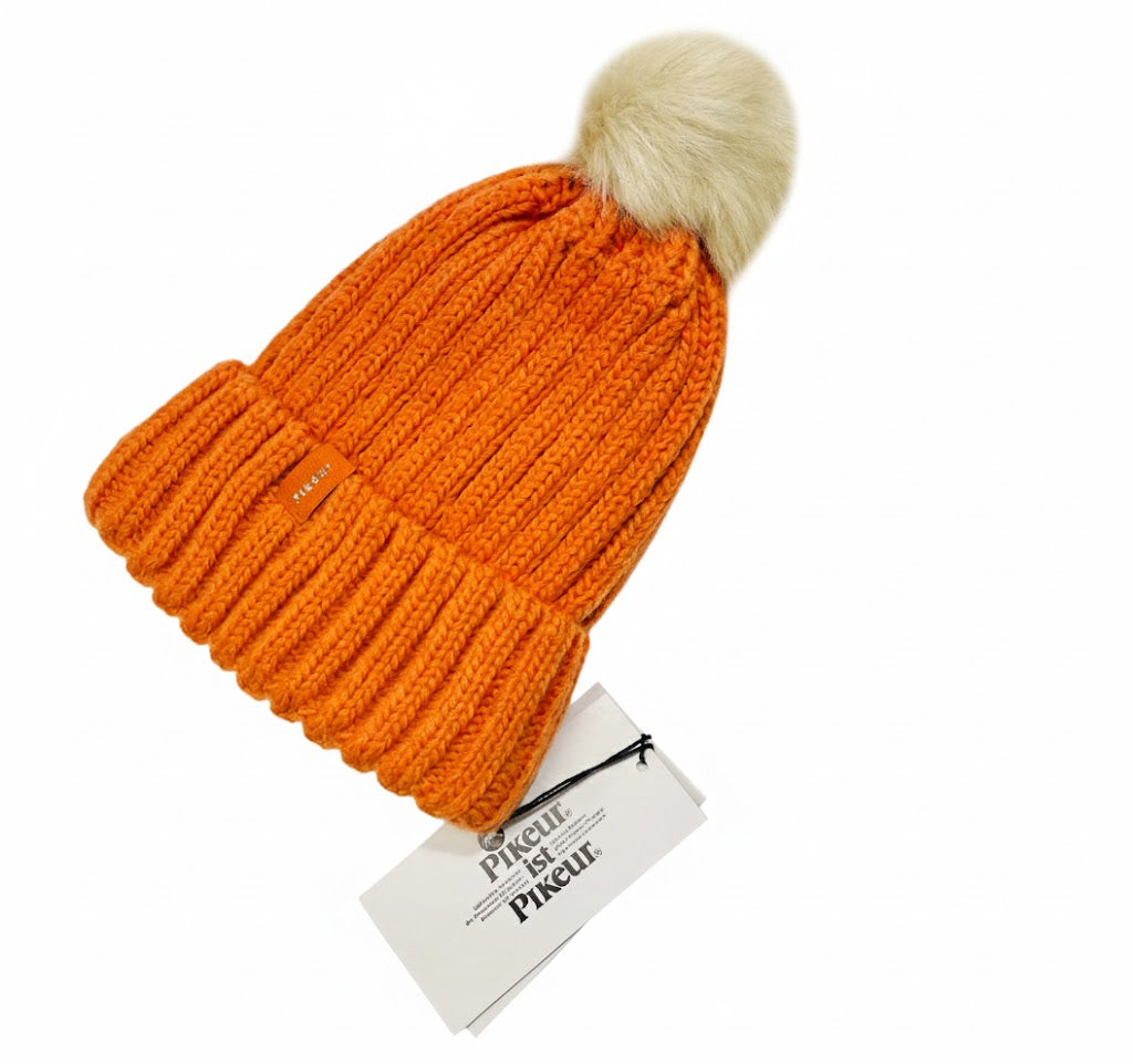 beretto Pikeur donna arancio Beanie