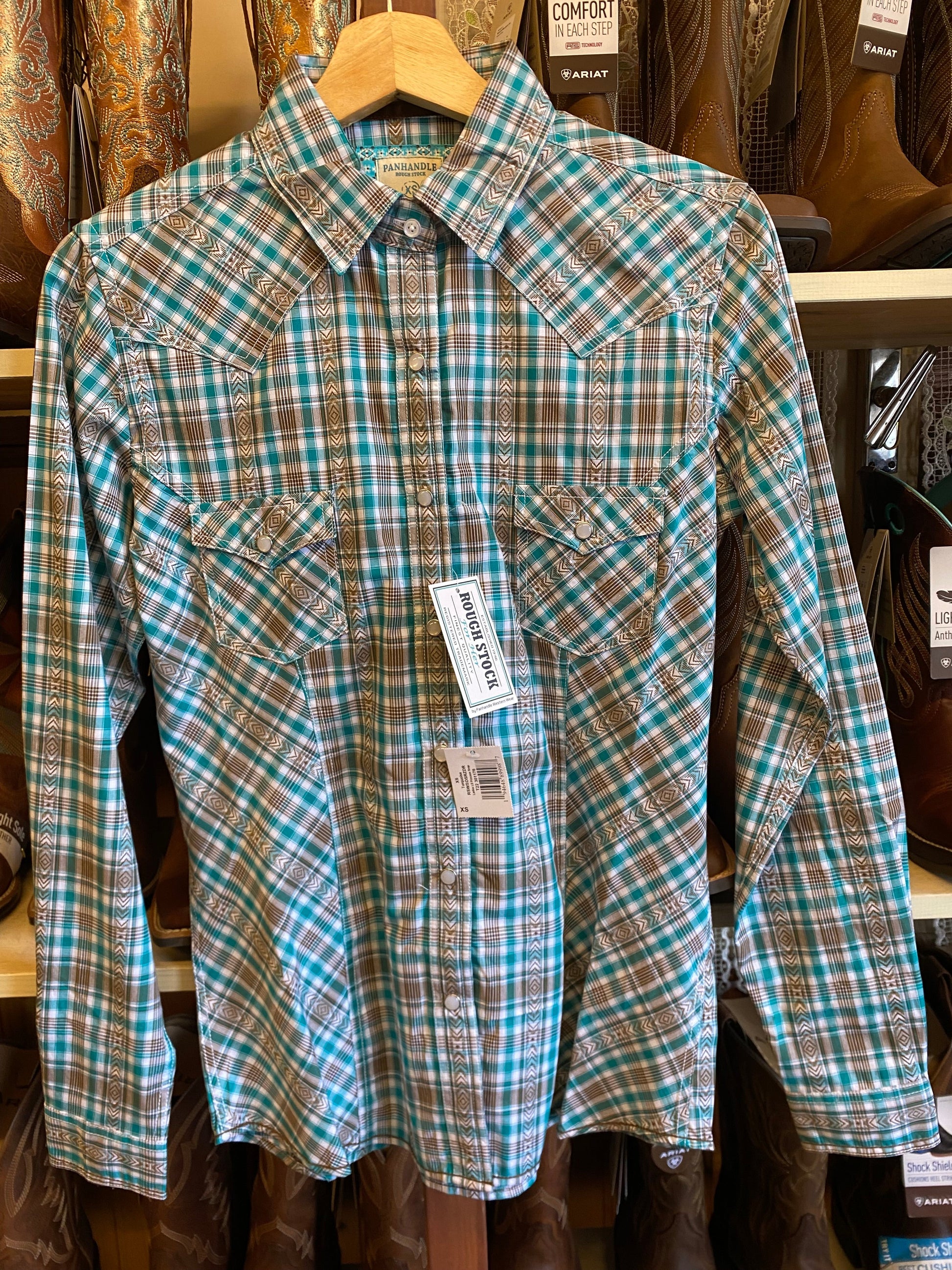 camicia Panhandle donna turchese taglia XS