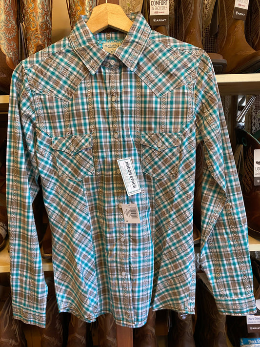 camicia Panhandle donna turchese taglia XS