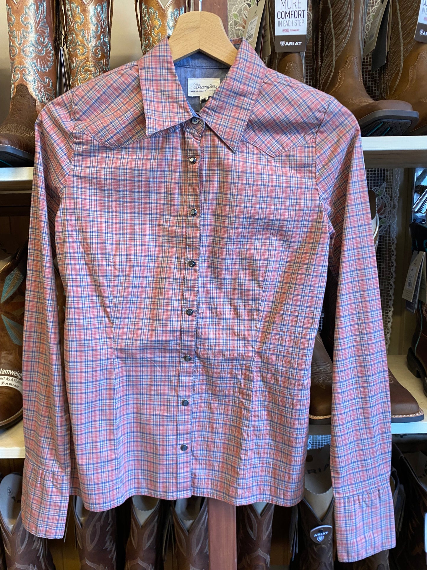camicia-Wrangler-donna-ruggine bruciato-XS | SHOP SELLERIA ARGENTON |