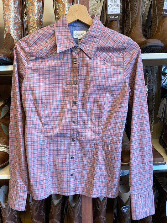 camicia-Wrangler-donna-ruggine bruciato-XS | SHOP SELLERIA ARGENTON |